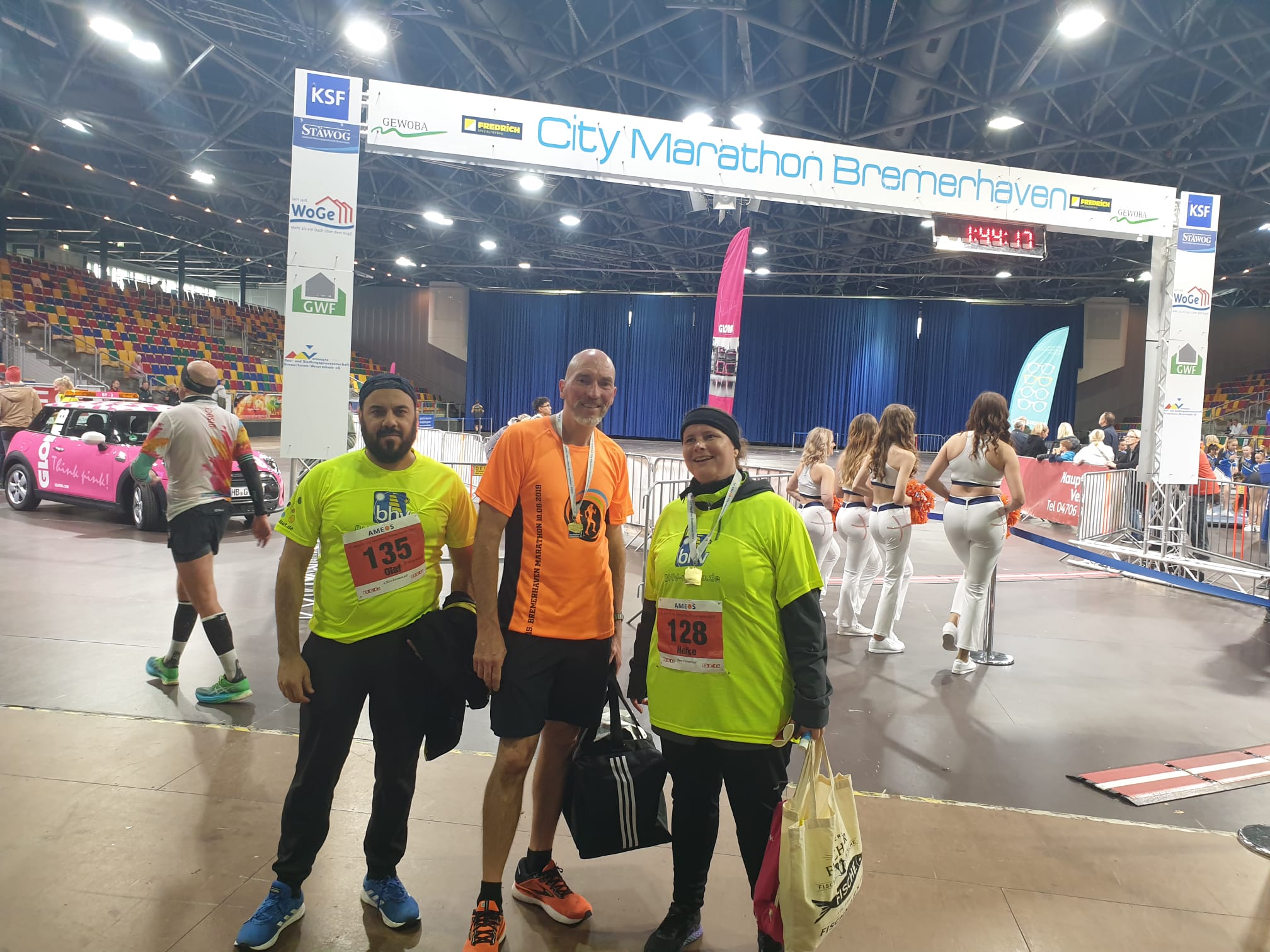 Mitglieder des Lauftreff beim City Marathon
